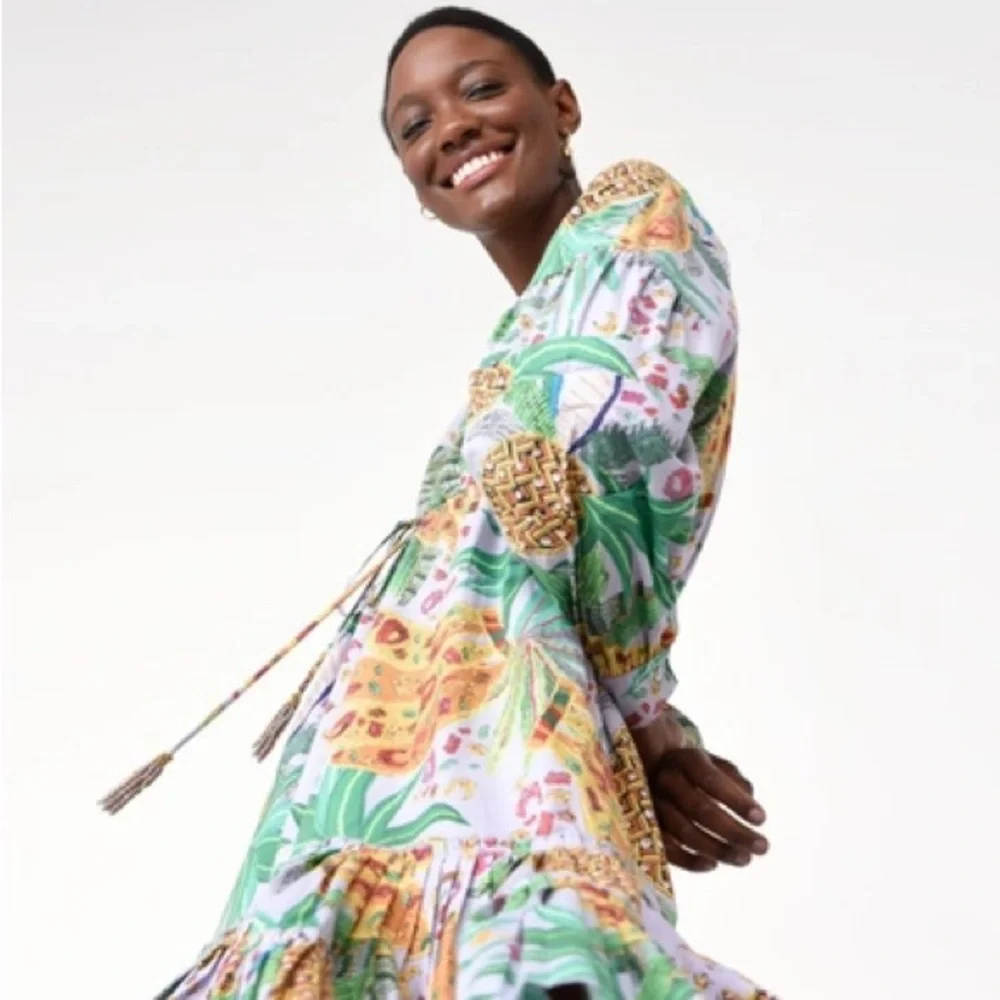 Farm Rio Midi Dress (see description) - Picture 1 of 9